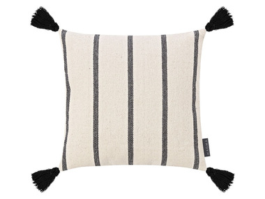 MAGMA, Housse de coussin « OYO », 40 x 40 cm, avec pompons