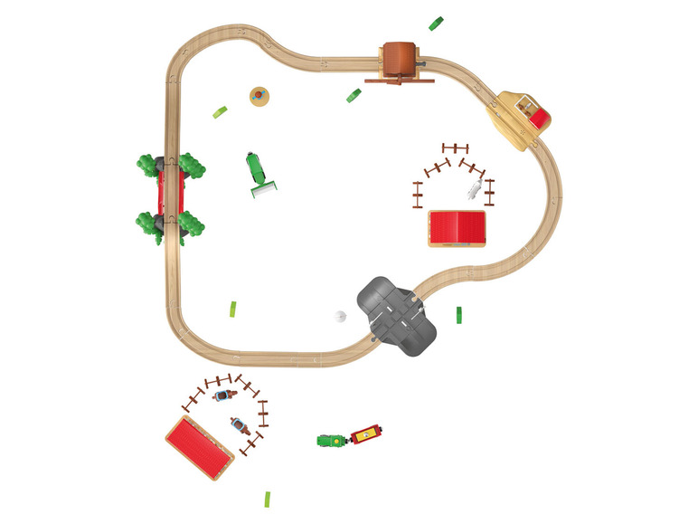 Ga naar volledige schermweergave: Playtive Houten spoorweg - afbeelding 8