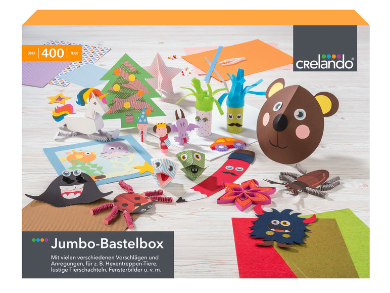 Ga naar volledige schermweergave: CRELANDO® Jumbo knutselbox - afbeelding 3