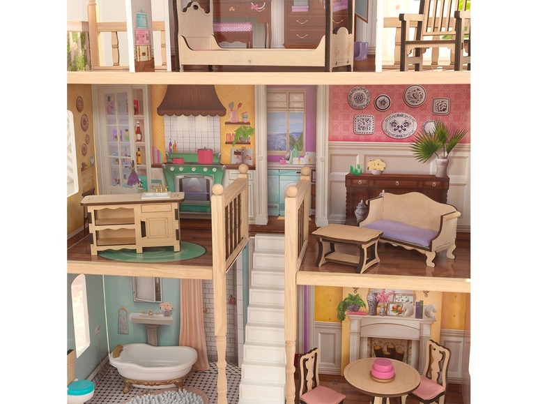Aller en mode plein écran KidKraft Maison de poupées, set de meubles 14 pièces incl. - Photo 7