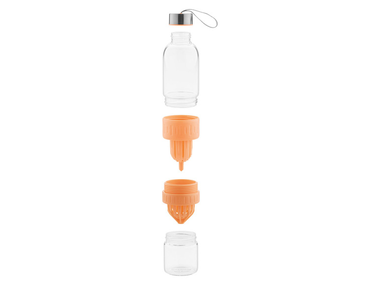 Ga naar volledige schermweergave: ERNESTO® Drinkfles met citruspers of met infuser - afbeelding 8