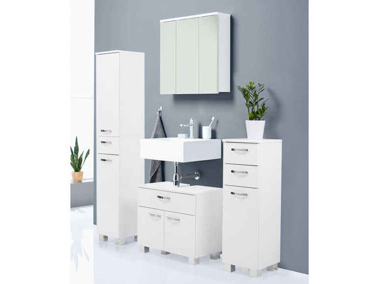 Aller en mode plein écran LIVARNO LIVING Armoire de toilette à miroir, 66 x 64 x 16,5 cm - Photo 9