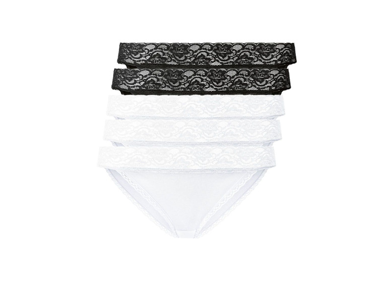 Ga naar volledige schermweergave: ESMARA® Lingerie Minislips voor dames, set van 5, kant - afbeelding 2