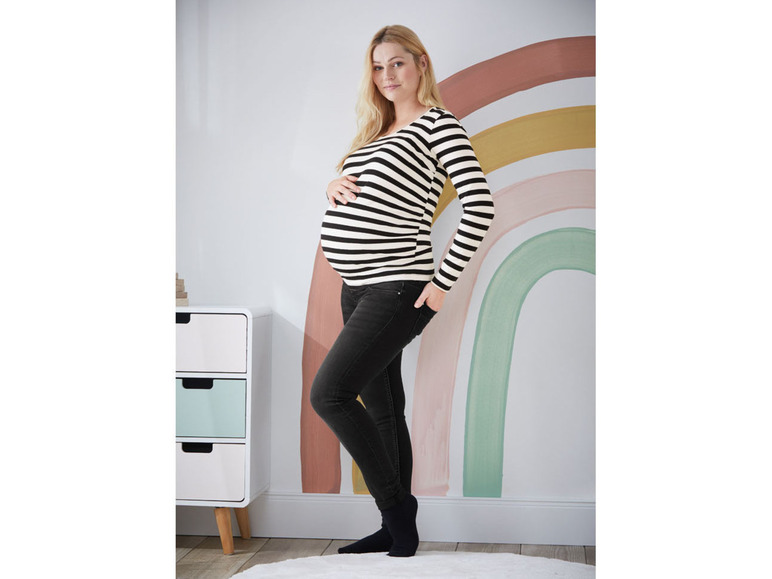 Aller en mode plein écran esmara® Jean de grossesse super skinny en un mélange de coton - Photo 7