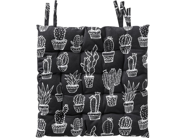 Aller en mode plein écran meradiso Set de 4 coussins pour chaise de jardin 40 x 40 cm - Photo 5