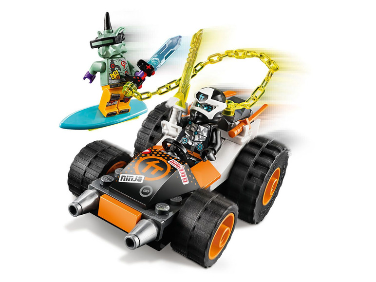 Ga naar volledige schermweergave: LEGO® NINJAGO Cole's speederwagen (71706) - afbeelding 3