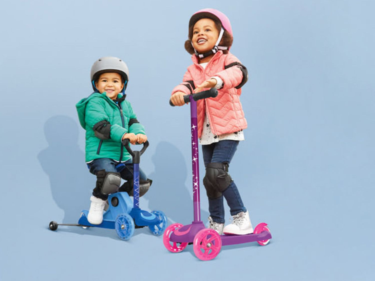 Playtive Trottinette 4 En 1 3 Roues Avec Stabilisat