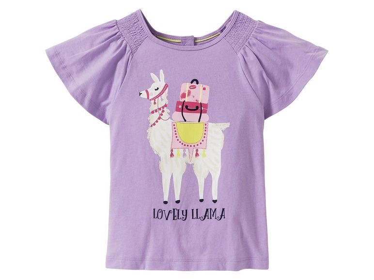 Ga naar volledige schermweergave: lupilu® Set van 2 T-shirts voor meisjes - afbeelding 2