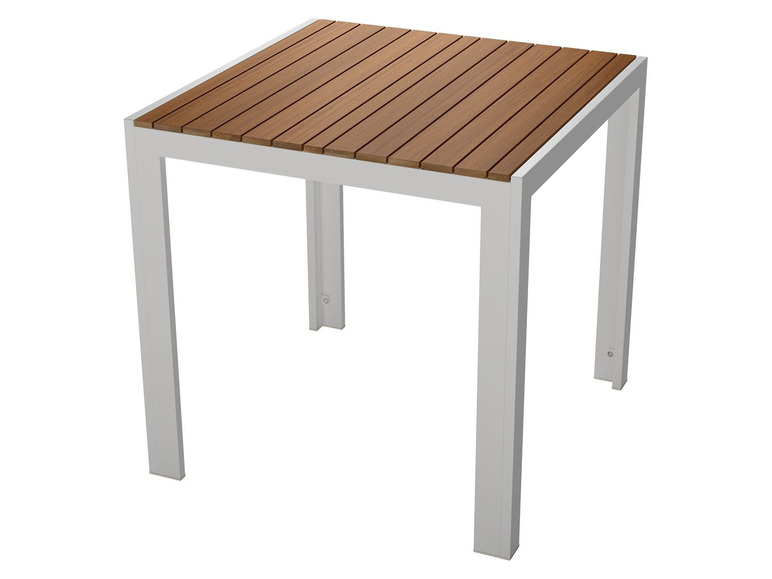 Aller en mode plein écran florabest Table de jardin, aluminium et bois - Photo 1