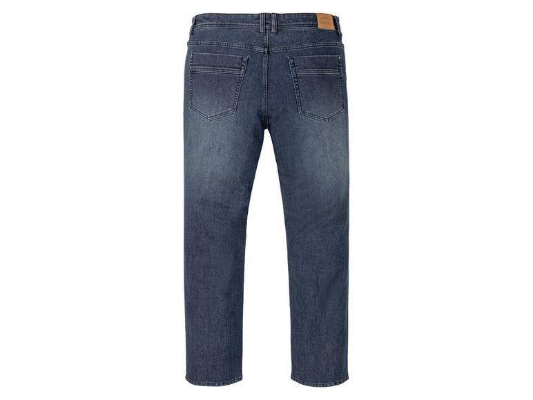 Ga naar volledige schermweergave: LIVERGY® Thermische jeans voor heren, straight fit, katoen, polyester en elastaan - afbeelding 7
