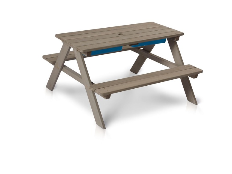 Ga naar volledige schermweergave: florabest Speel- en picknicktafel, 89 x 89 x 51 cm - afbeelding 1