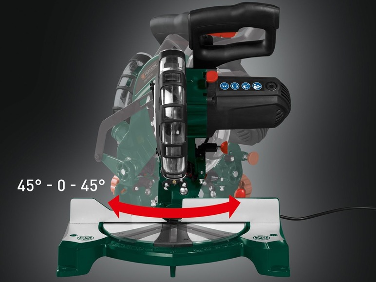 Aller en mode plein écran PARKSIDE® Scie à onglet 1 500 W - Photo 11