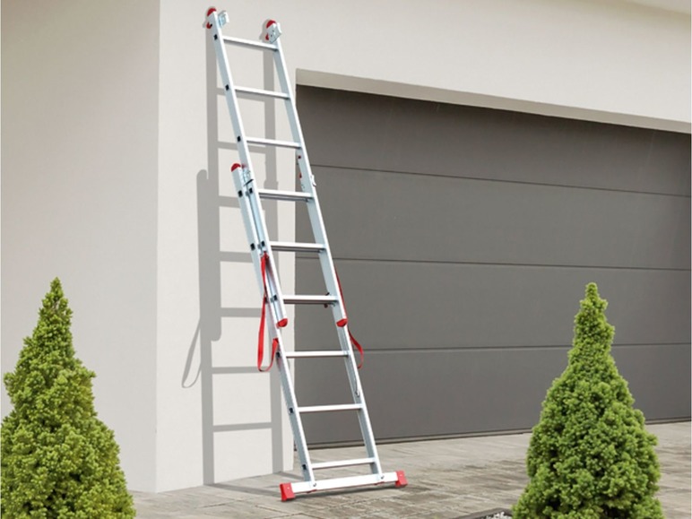 Ga naar volledige schermweergave: PARKSIDE® Multifunctionele ladder, 3-in-1, max. hoogte 461 cm - afbeelding 9