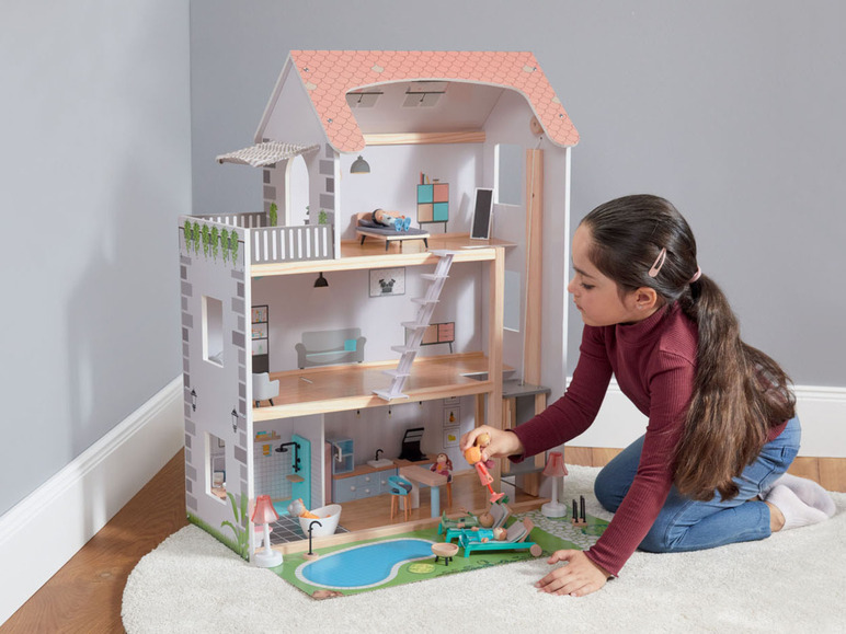 Ga naar volledige schermweergave: Playtive Houten poppenhuis - afbeelding 9