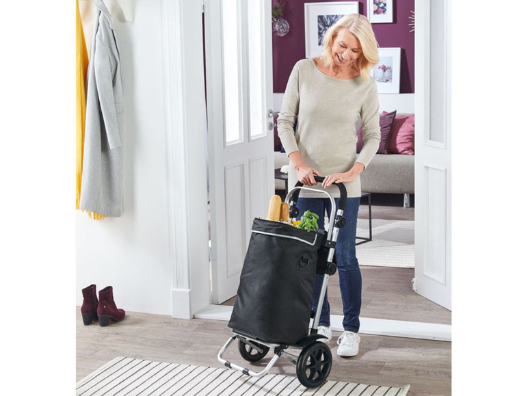 Ga naar volledige schermweergave: TOPMOVE® Boodschappentrolley, opvouwbaar, inhoud 40 L - afbeelding 10