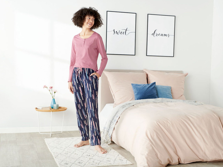 Ga naar volledige schermweergave: ESMARA® Katoenen pyjama met lange mouwen en lange broek - afbeelding 73
