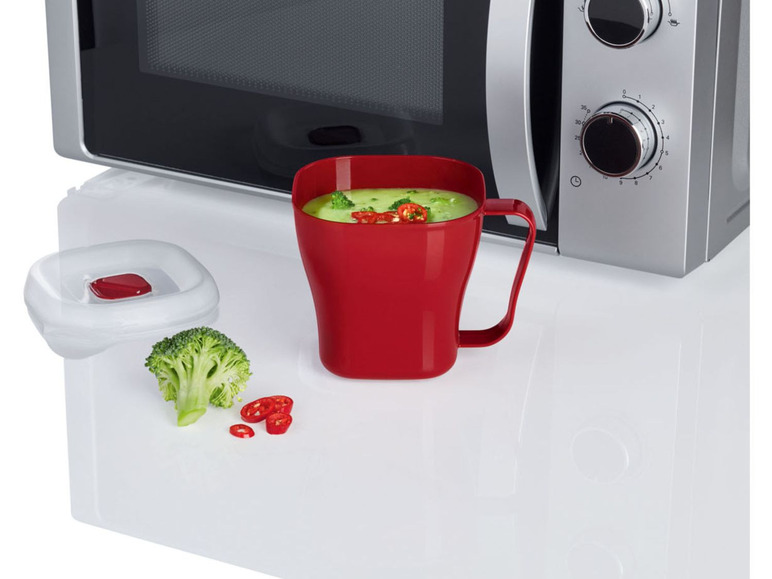 Aller en mode plein écran ERNESTO® Tasse à soupe pour four à micro-ondes, contenu 600 ml, sortie vapeur - Photo 6