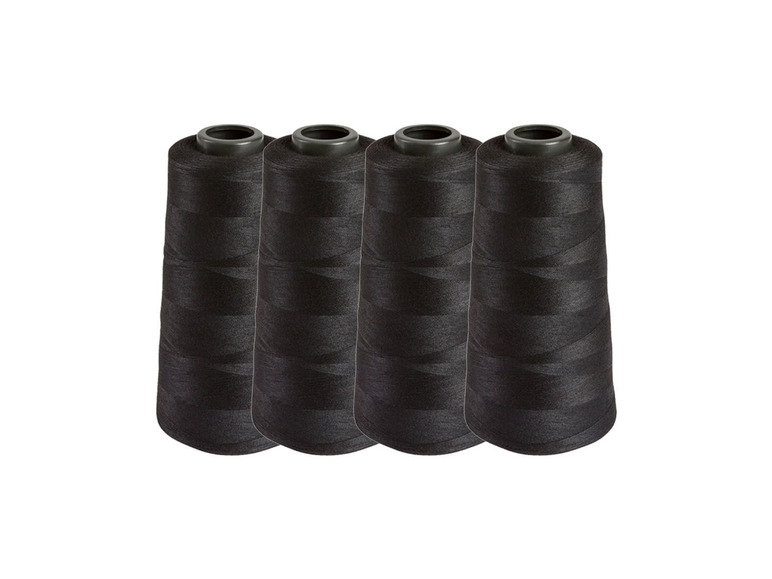 Aller en mode plein écran crelando® Fils à coudre overlock, set de 4 - Photo 4
