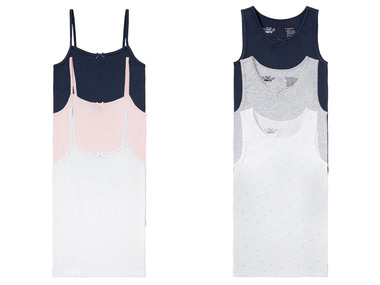 pepperts!® Set de 3 débardeurs en un mélange de coton
