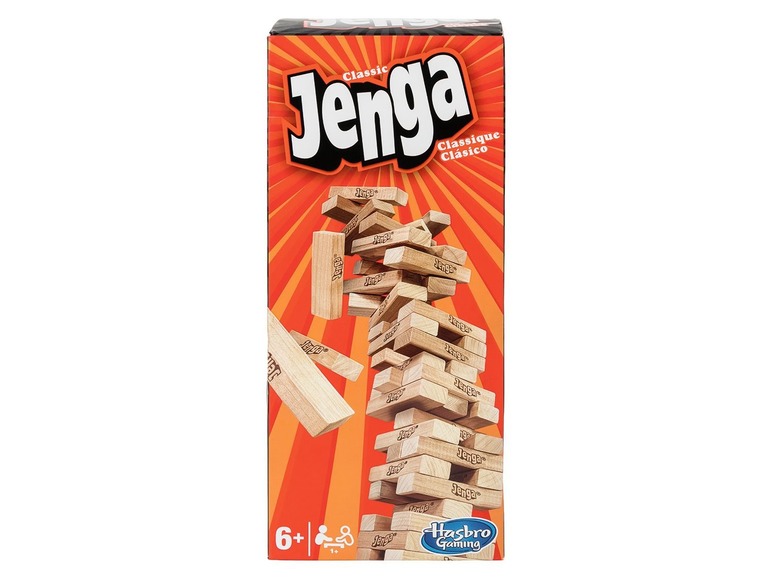 Ga naar volledige schermweergave: Hasbro Gezelschapsspel Jenga Classic (NL) - afbeelding 1