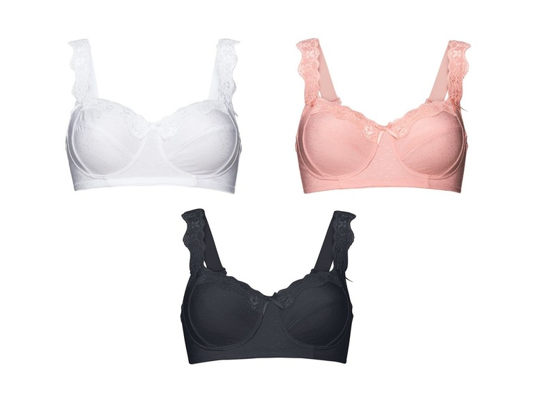 Ga naar volledige schermweergave: ESMARA® Lingerie Beugelloze beha met kant - afbeelding 1