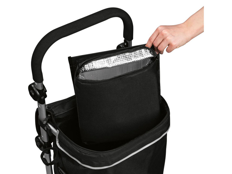 Aller en mode plein écran TOPMOVE® Chariot de courses, pliant, contenance 40 L - Photo 10