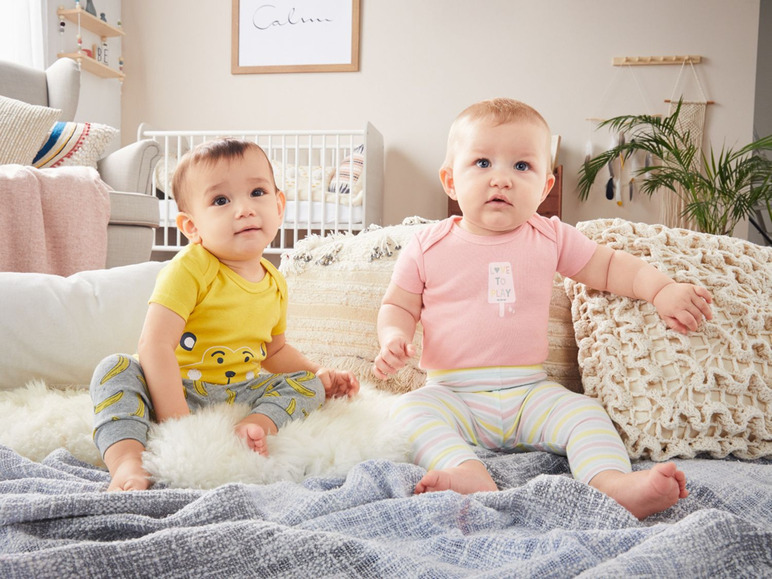 Ga naar volledige schermweergave: lupilu® Set van 2 babyleggings, met katoen - afbeelding 13