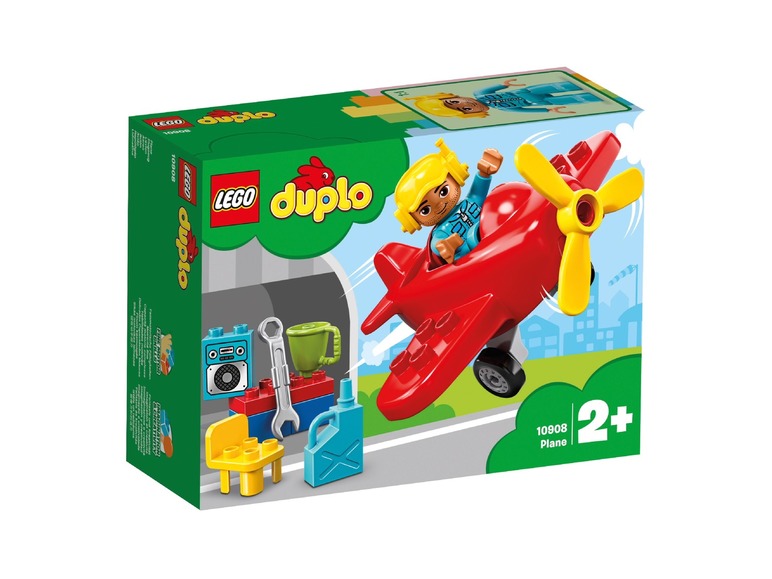 Ga naar volledige schermweergave: LEGO® DUPLO® Vliegtuig (10908) - afbeelding 1