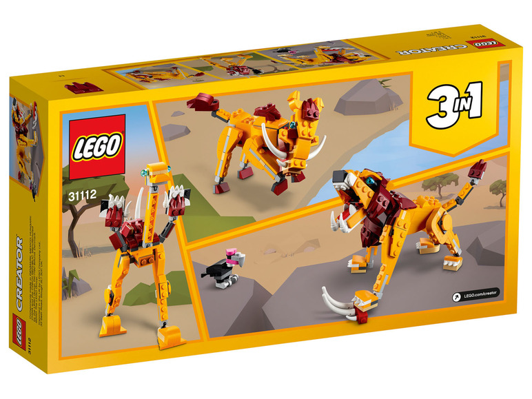 Aller en mode plein écran LEGO® Creator Le lion sauvage (31112) - Photo 2