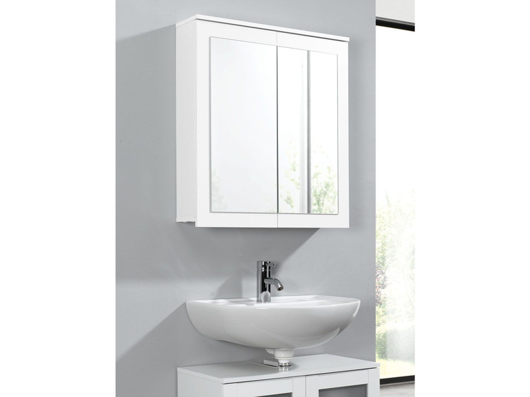 Aller en mode plein écran LIVARNO LIVING Armoire de toilette à miroir, 69 x 77 x 17 cm - Photo 3