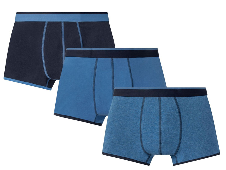 Ga naar volledige schermweergave: LIVERGY® Set van 3 boxershorts van een katoenmix - afbeelding 2