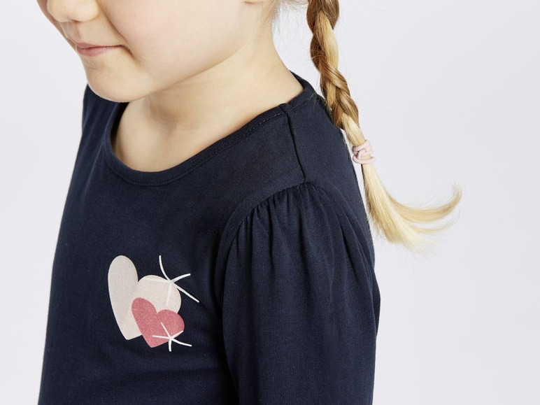 Ga naar volledige schermweergave: lupilu® Set van 4 T-shirts met lange mouwen voor meisjes - afbeelding 15