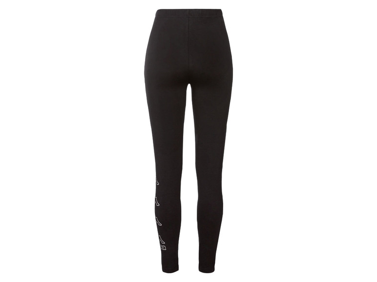 Zwarte leggings met Kappa-logo.