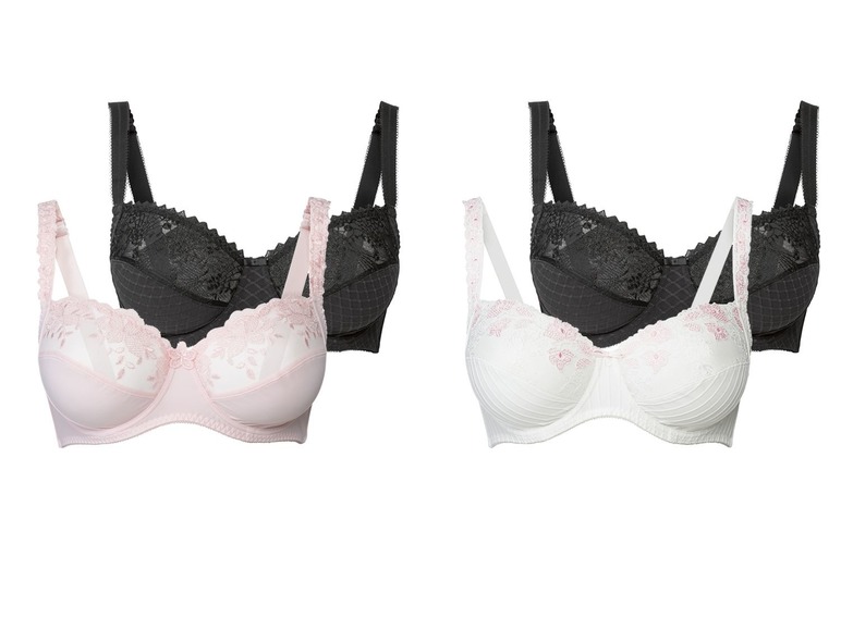 Ga naar volledige schermweergave: ESMARA® Lingerie Set van 2 beugelbeha's, vormgevend - afbeelding 1