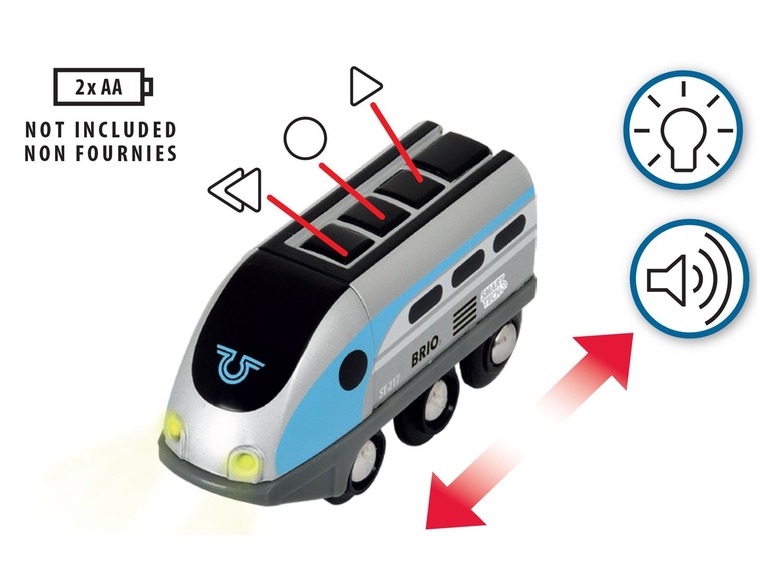 Ga naar volledige schermweergave: BRIO Locomotief met actietunnels - afbeelding 4