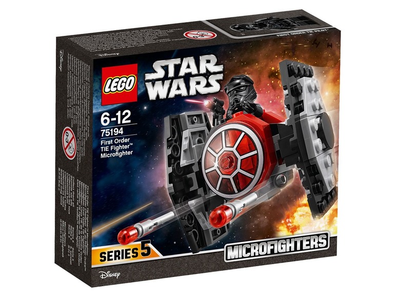 Ga naar volledige schermweergave: LEGO® Star Wars First Order TIE Fighter™ Microfighter (75194) - afbeelding 4