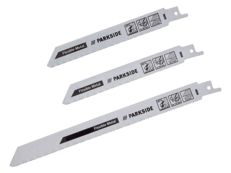 Aller en mode plein écran PARKSIDE® Lames de scie sabre, 3 pièces - Photo 5