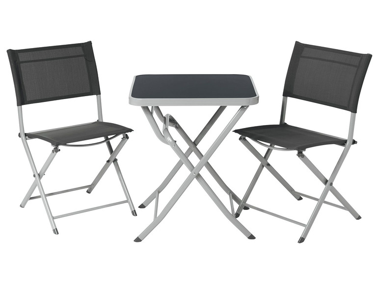 Aller en mode plein écran florabest Set de meubles de balcon en aluminium »Houston«, 3 pièces - Photo 1