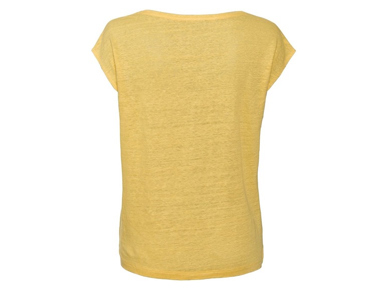Ga naar volledige schermweergave: esmara® T-shirt voor dames, puur linnen - afbeelding 8