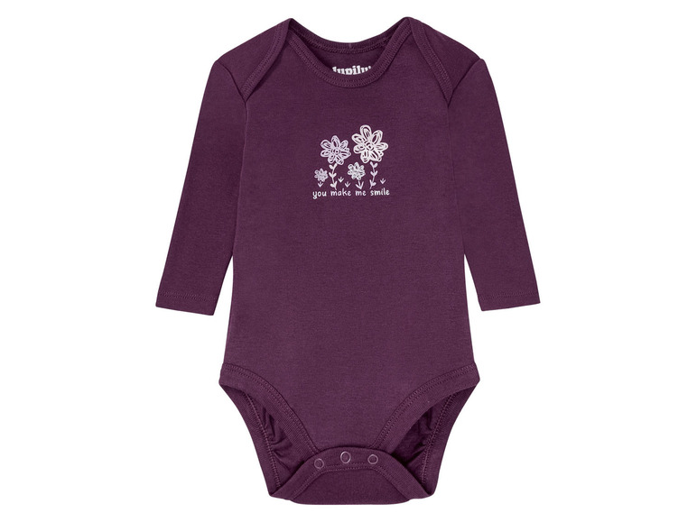 Ga naar volledige schermweergave: lupilu® Set van 3 katoenen body's met lange mouwen - afbeelding 3