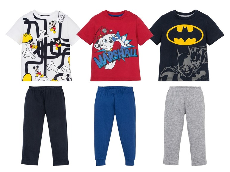 Aller en mode plein écran Pyjama pour garçons, grande proportion de coton, 86/92 - 110/116 - Photo 1