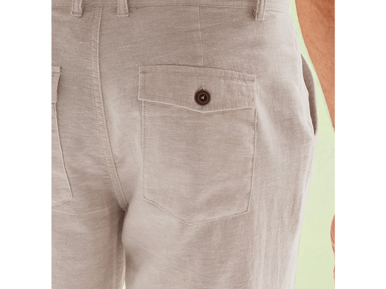 Aller en mode plein écran LIVERGY® Pantalon straight fit en un mélange de lin - Photo 18