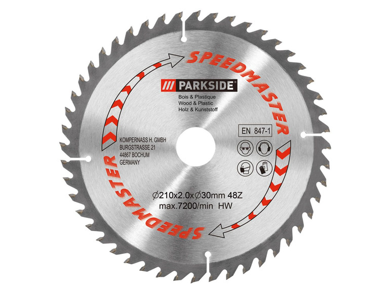 Ga naar volledige schermweergave: PARKSIDE PERFORMANCE® Afkortzaag »PAKSP 20-Li A1«, 20 V - afbeelding 10