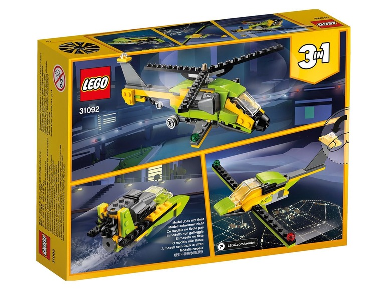 Aller en mode plein écran LEGO® Creator L’Aventure en hélicoptère (31092) - Photo 2