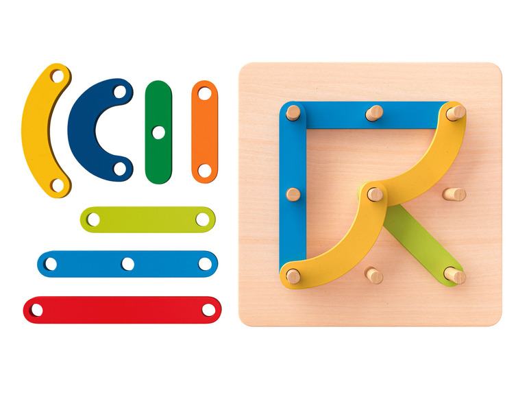 Aller en mode plein écran Playtive Puzzle ou géoplan en bois - Photo 13