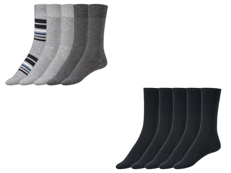 Aller en mode plein écran LIVERGY® Set de 5 paires de chaussettes pour hommes - Photo 1