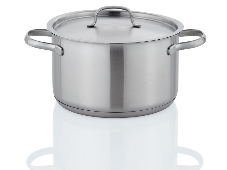 Ga naar volledige schermweergave: ERNESTO® Kookpottenset Ø 16 / 20 / 24 cm, 5-delig, roestvrij staal - afbeelding 6