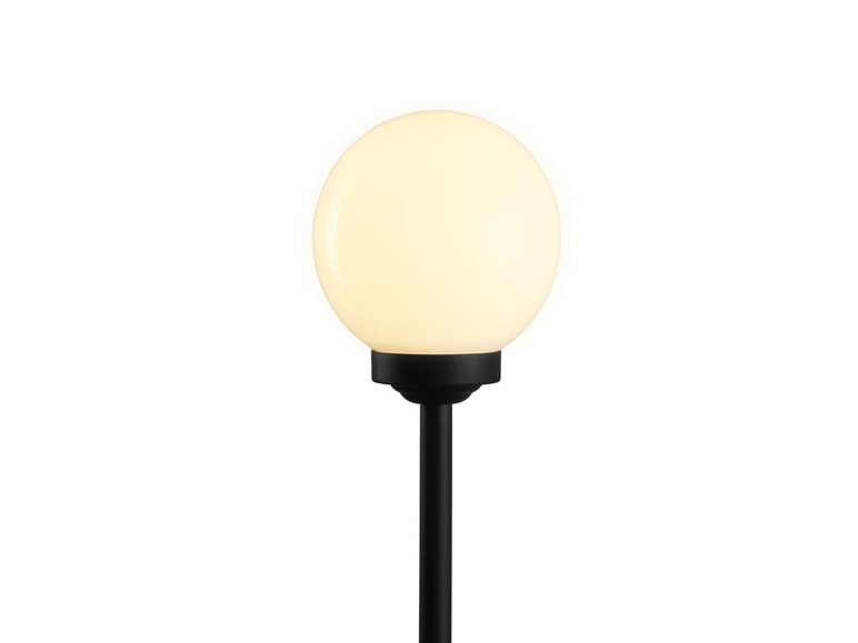 Aller en mode plein écran LIVARNO LUX Lampe solaire à LED sur pied, Ø 25 cm, hauteur 44/62 cm, durée d'éclairage 6-8 h - Photo 4