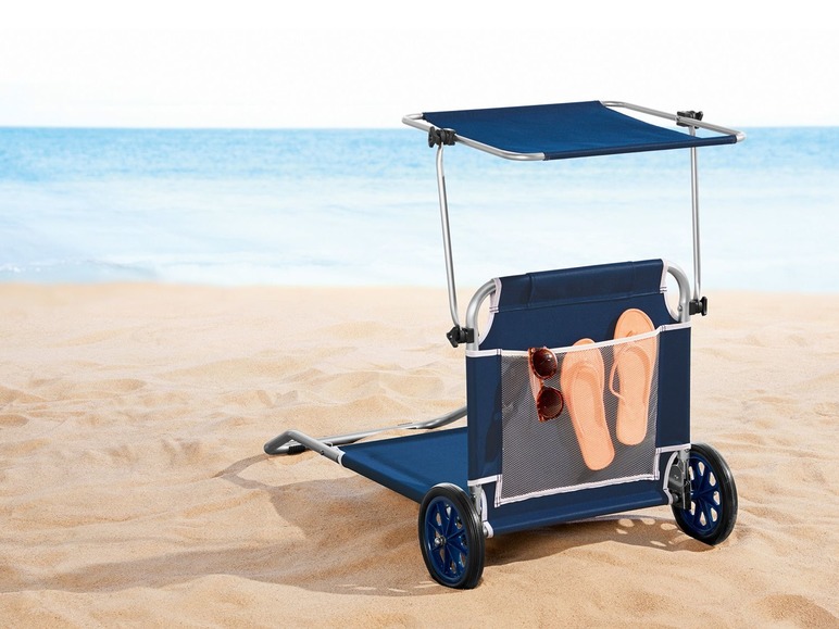 Aller en mode plein écran CRIVIT Chaise de plage à roulettes - Photo 4