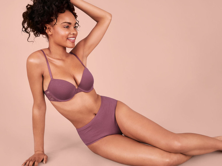 Aller en mode plein écran esmara® Set de 5 culottes à taille haute en un mélange de coton - Photo 15